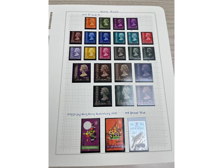 holding on album pages, better including QV used stamp to 96c, KGV Silver Jubilee, KGVI Silver Wedding, etc. Large quantity. 